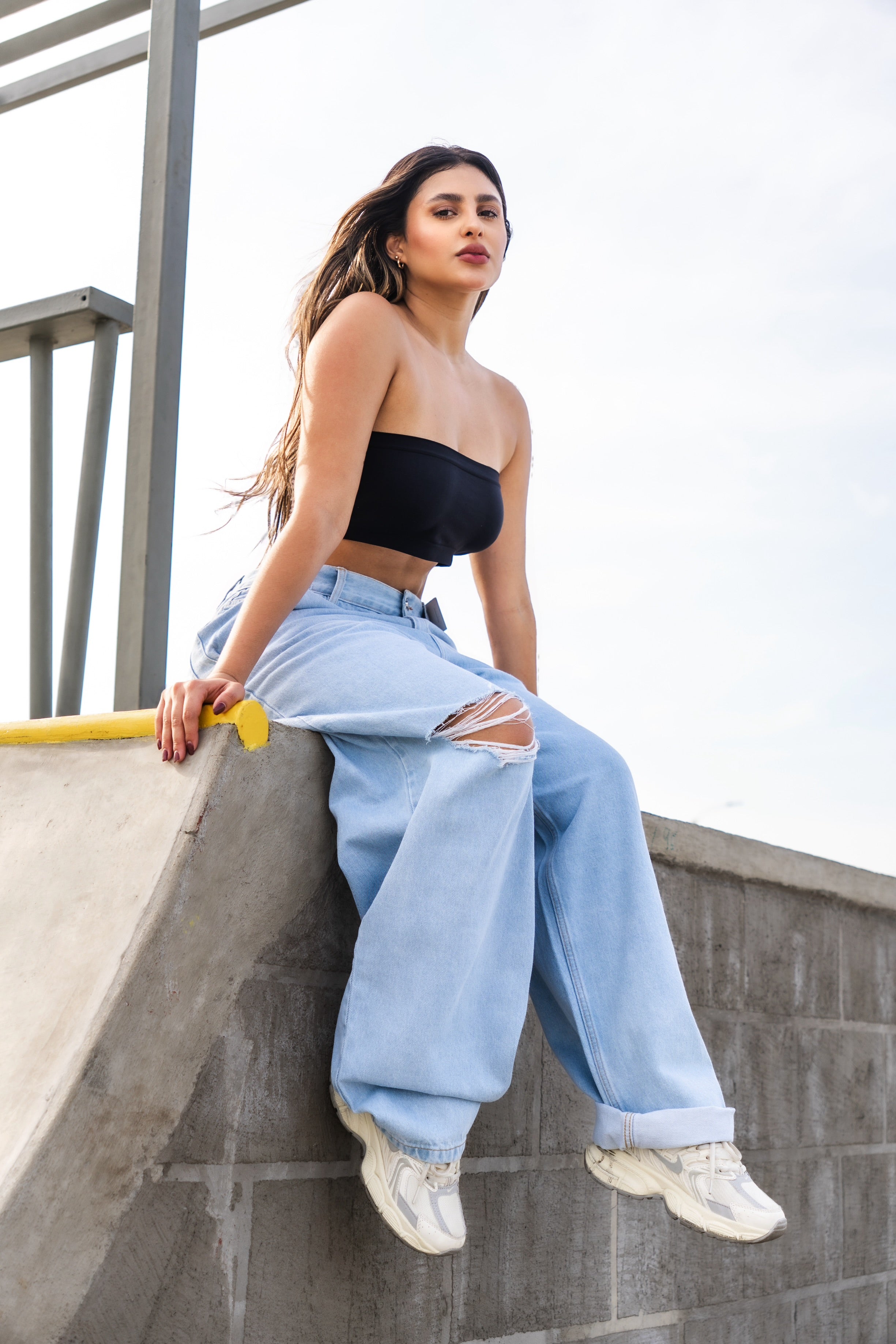 Jean Oversize Woman Light Vibes