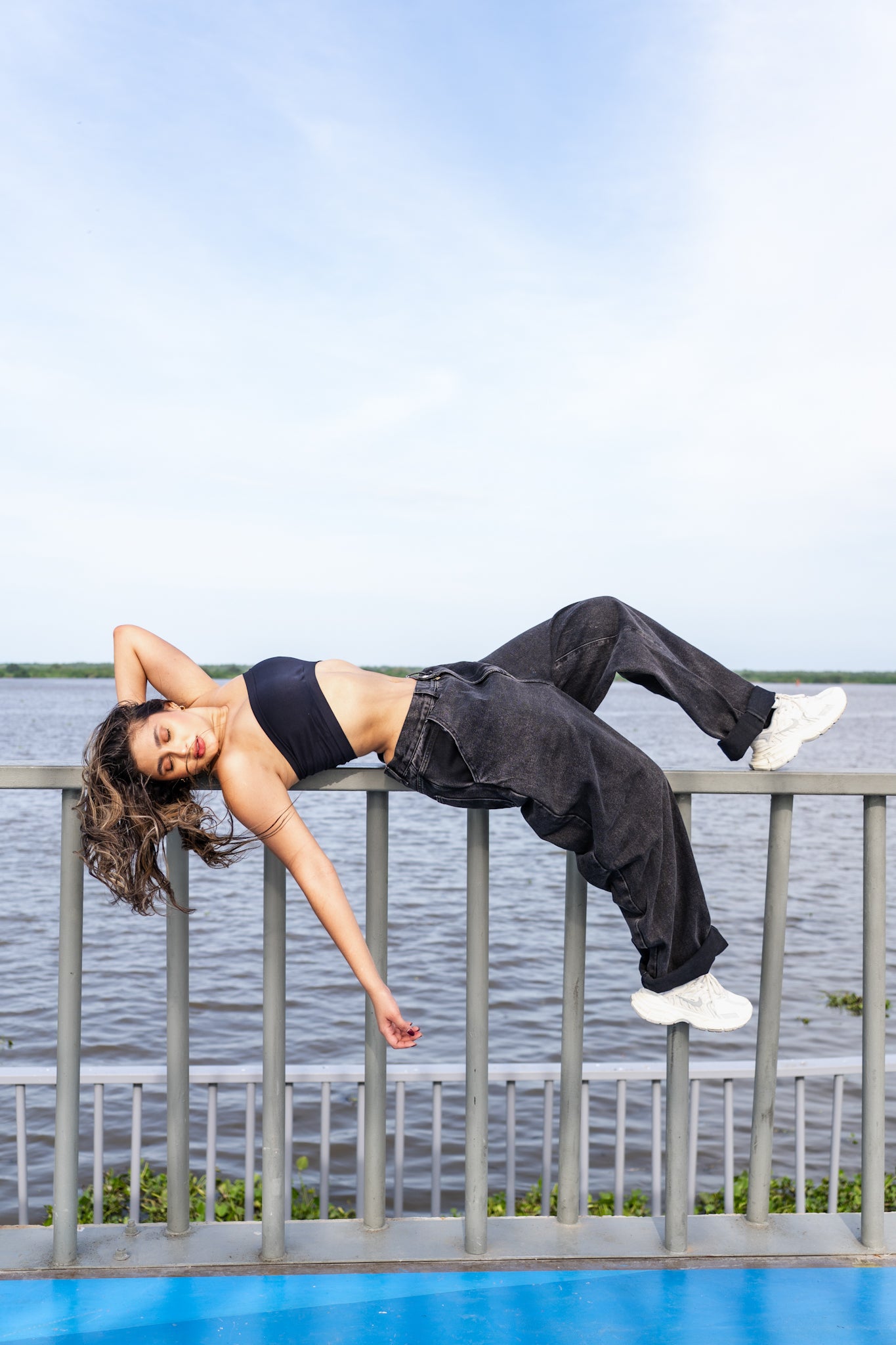 Jean Oversize Woman Dark Core